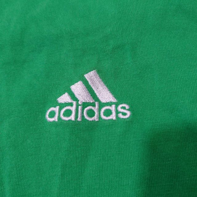 adidas(アディダス)のadidas　リンガーTシャツ　古着　アディダス　パフォーマンスロゴ刺繍 メンズのトップス(Tシャツ/カットソー(半袖/袖なし))の商品写真