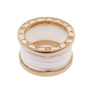 ブルガリ(BVLGARI)のブルガリ BVLGARI ビーゼロワン リング 4バンド K18PG/ホワイトセラミック ジュエリー(リング(指輪))