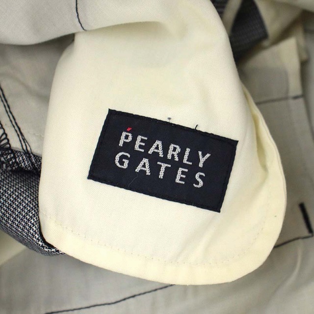 PEARLY GATES(パーリーゲイツ)のパーリーゲイツ バックロゴ ショートパンツ 総柄 ジッパーフライ ロゴ刺繍 00 レディースのパンツ(ショートパンツ)の商品写真