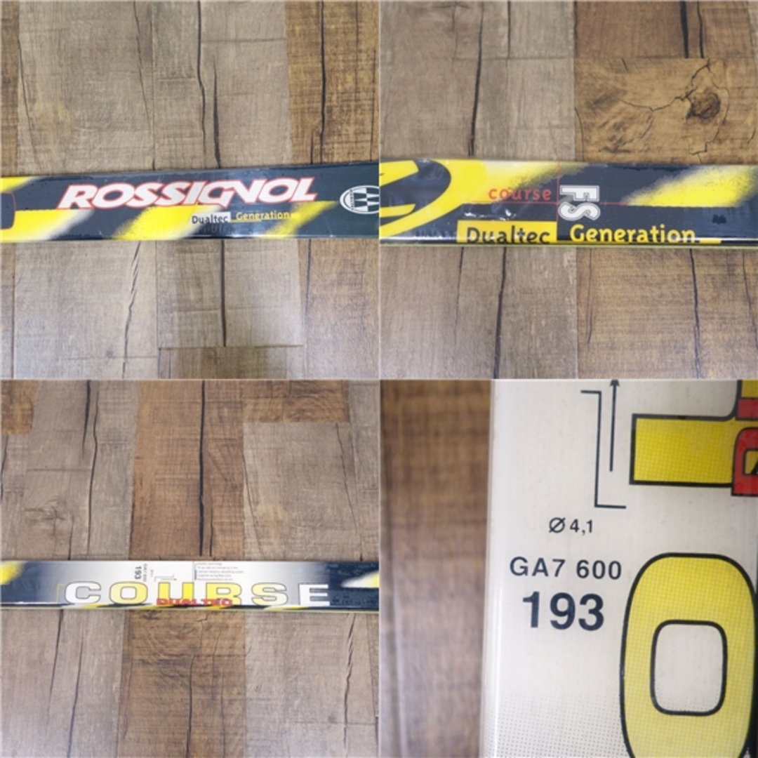 ROSSIGNOL(ロシニョール)の未使用 ロシニョール ROSSIGNOL Dualtec Generation 193cm センター 63ｍｍ スキー板 アウトドア 約1740ｇ(一本あたり) スポーツ/アウトドアのスキー(板)の商品写真