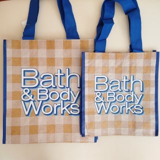 バスアンドボディーワークス(Bath & Body Works)のBath&Body Works ショッピングバッグ2枚(エコバッグ)