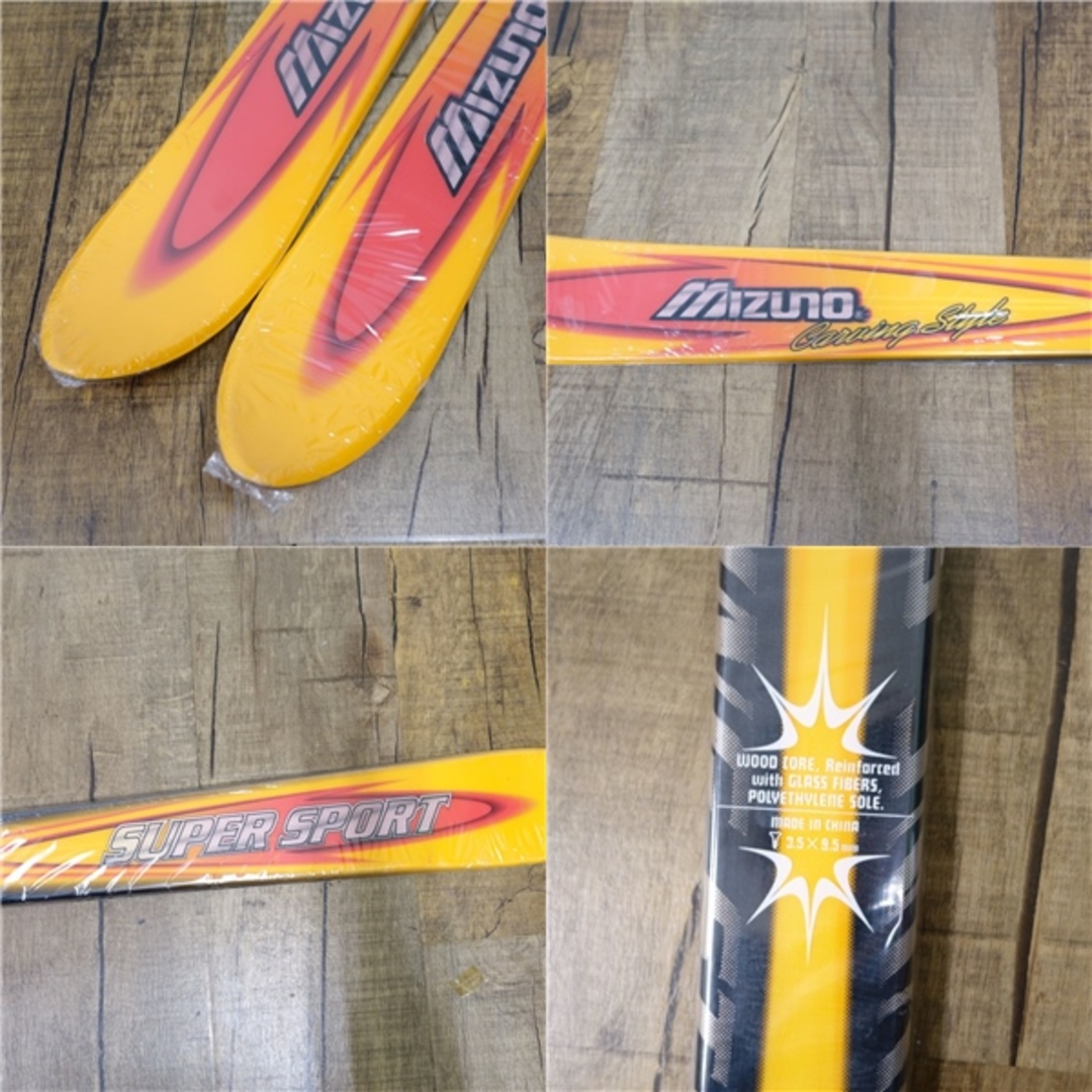 MIZUNO(ミズノ)の未使用 ミズノ Mizuno SUPER SPORT 167cm センター63ｍｍ カービング スキー 板 アウトドア 約1270ｇ(一本あたり) スポーツ/アウトドアのスキー(板)の商品写真