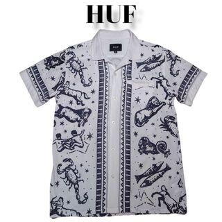 HUF - 《超希少》HUF ハフ アロハシャツ コミック 総柄 半袖シャツ 