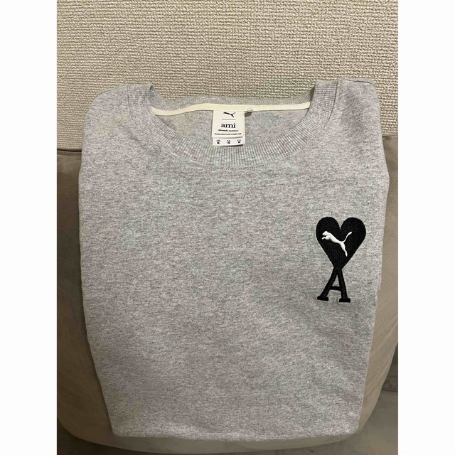 アミパリス ×プーマ　Tシャツ　グレー　XL メンズのトップス(Tシャツ/カットソー(半袖/袖なし))の商品写真