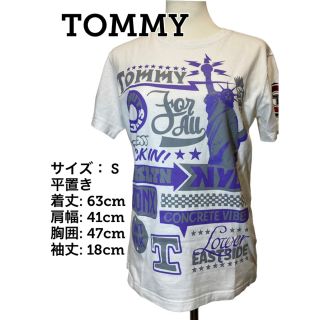 トミー(TOMMY)のTOMMY プリント 半袖 T シャツ トミー tommy ホワイト ロゴ(Tシャツ/カットソー(半袖/袖なし))