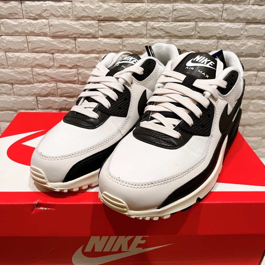 NIKE - エアマックス 90 ベージュ ブラック DQ8974-100 24.5cmの通販