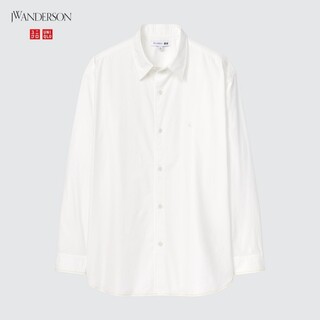 ユニクロ(UNIQLO)の美品 ユニクロ×JWA オーバーサイズシャツ オフホワイト Lサイズ(シャツ)