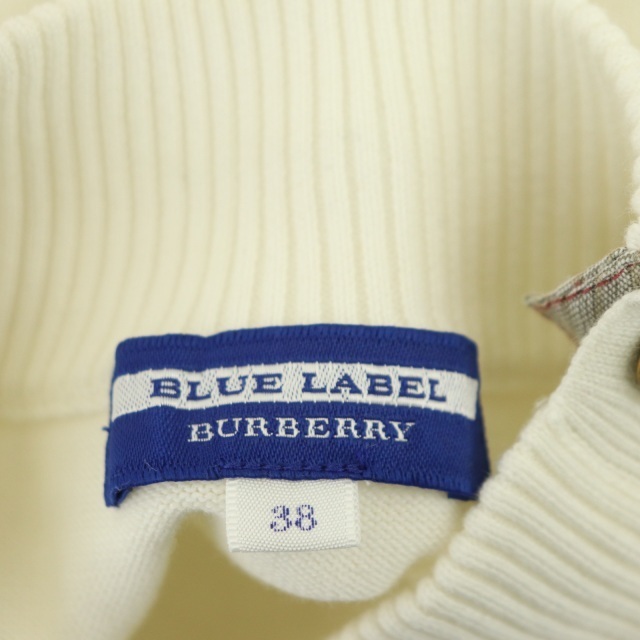 BURBERRY BLUE LABEL(バーバリーブルーレーベル)のバーバリーブルーレーベル ワンピーズ ノースリーブ ひざ丈 チェック 38 レディースのワンピース(ひざ丈ワンピース)の商品写真