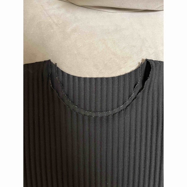 オムプリッセ　Tシャツ　トップス　ブラック メンズのトップス(Tシャツ/カットソー(半袖/袖なし))の商品写真