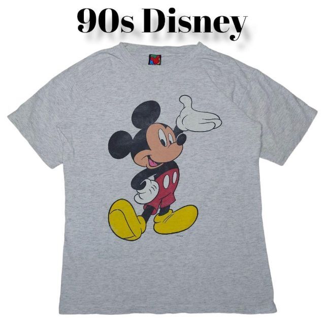 90s Disney ミッキーマウス ビッグプリント  TシャツMickey39s90