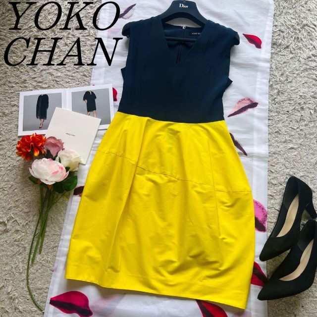 YOKO CHAN  バイカラー ワンピース