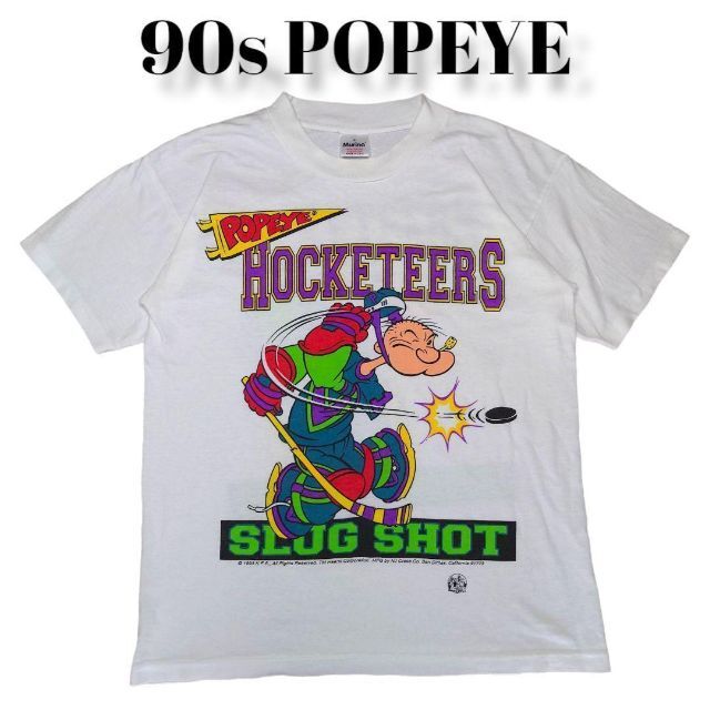 限定価格セール！ 90s POPEYE 両面ビッグプリント Tシャツ ポパイ 古着