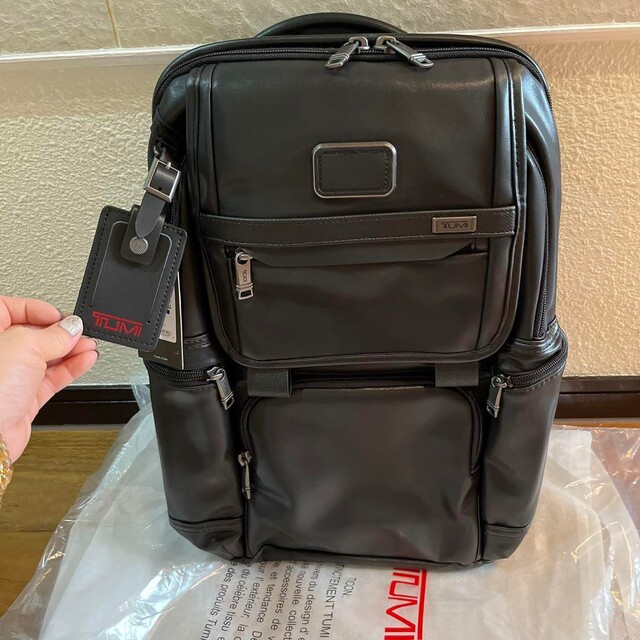 ストライプ デザイン/Striipe design 【新品未使用】TUMI オールレザー
