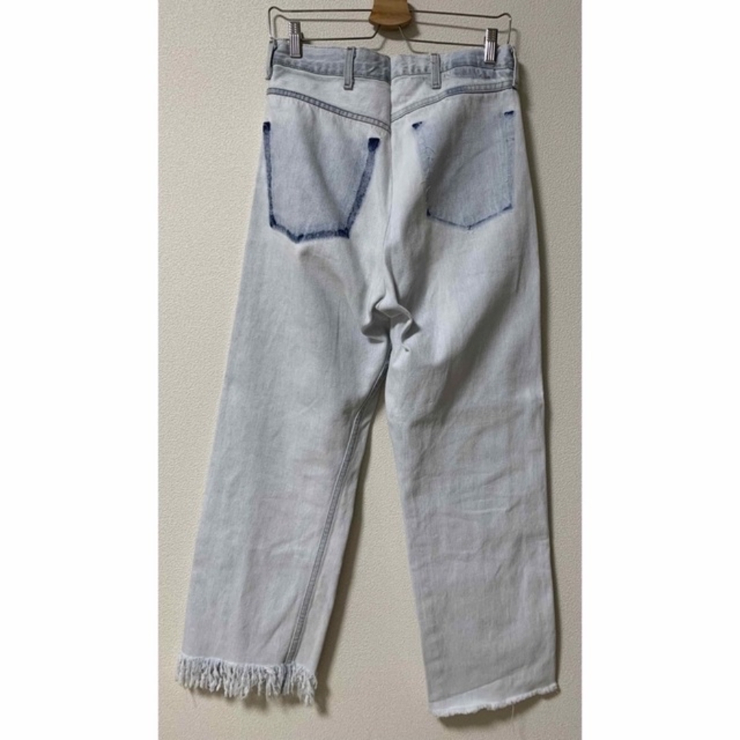 77CIRCA(ナナナナサーカ)の77circa★別注 circa make fringe denim 28サイズ レディースのパンツ(デニム/ジーンズ)の商品写真