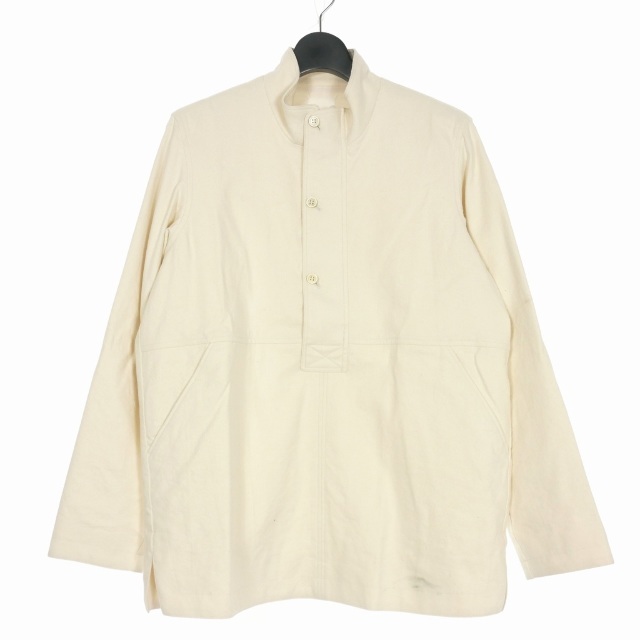 ヤマウチ 山内 20AW 塩縮加工 シルク リネン プルオーバージャケット