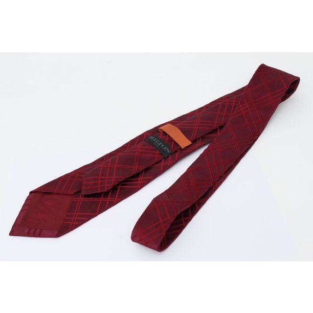 HILTON ネクタイ シルク 日本製 （赤4） 通販