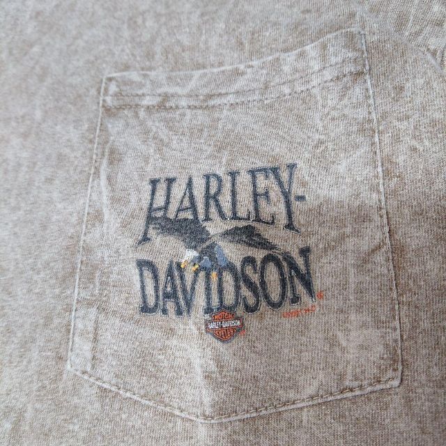 Harley Davidson(ハーレーダビッドソン)のHarley-Davidson タイダイ染め ビッグプリント Tシャツ 古着 メンズのトップス(Tシャツ/カットソー(半袖/袖なし))の商品写真