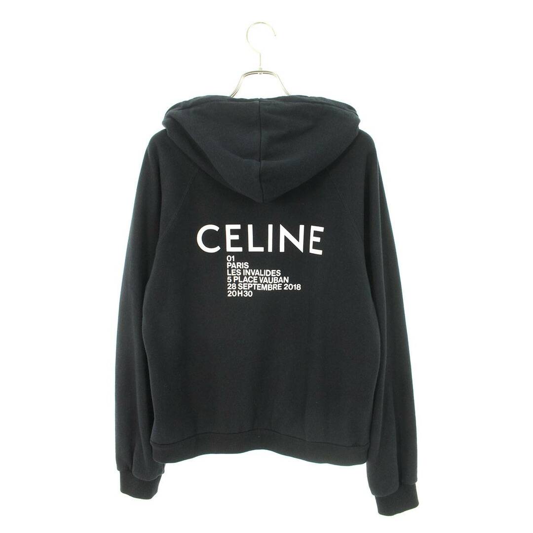 CELINE バックロゴフーディー ブラック Mサイズ