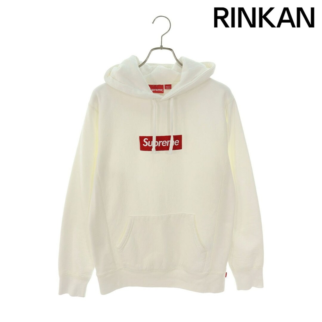 トップスシュプリーム  16AW  Box Logo Hooded Sweatshirt ボックスロゴプルオーバーパーカー メンズ M