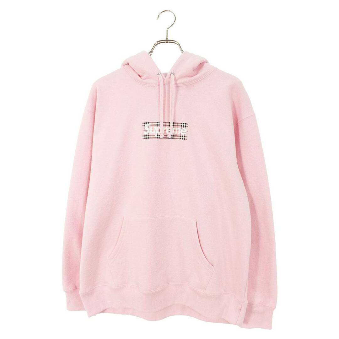高質で安価 Supreme M メンズ ボックスロゴパーカー Sweatshirt Hooded Logo Box Burberry 22SS Burberry ×バーバリー シュプリーム - パーカー