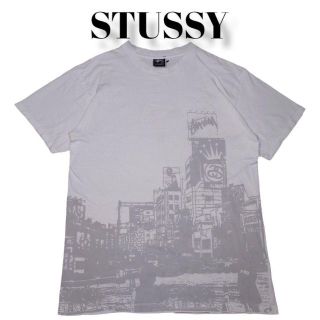 ステューシー(STUSSY)のSTUSSY ビッグプリント 古着 Tシャツ ステューシー シャネルロゴ(Tシャツ/カットソー(半袖/袖なし))