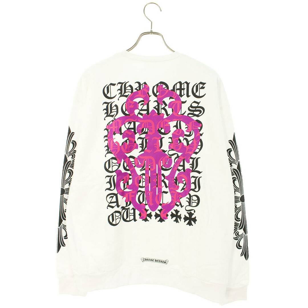 クロムハーツ DAGGER EYE CHART SWTSHRT バック英字ダガープリント