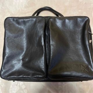 LUGGAGELABEL/LINERLEATHER 2WAY BRIEFCASE