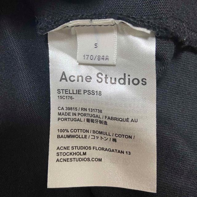 【美品】AcneStudios アクネストゥディオス オーバーサイズ ロゴシャツ