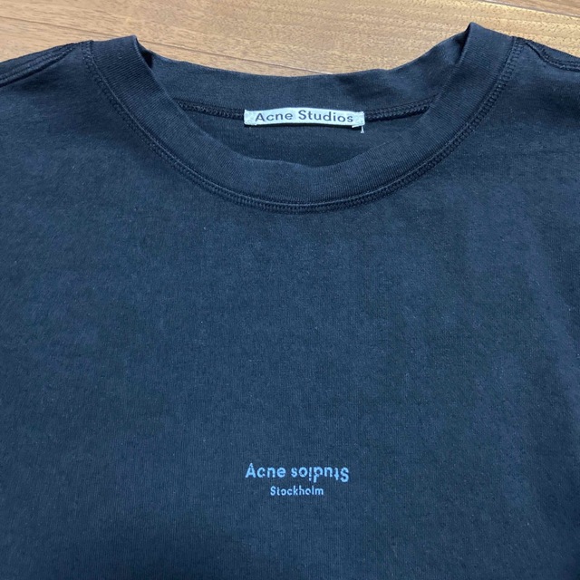 Acne Studios(アクネストゥディオズ)のACNE STUDIOS オーバーサイズ ロゴTシャツ Sサイズ メンズのトップス(Tシャツ/カットソー(半袖/袖なし))の商品写真