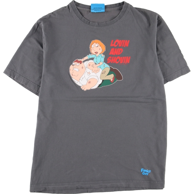 ファミリーガイ FAMILY GUY キャラクタープリントTシャツ メンズL /eaa333710