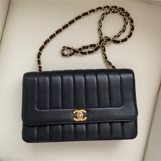 シャネル(CHANEL)のCHANEL シャネル マドモワゼル マトラッセル チェーンショルダーバッグ(ショルダーバッグ)