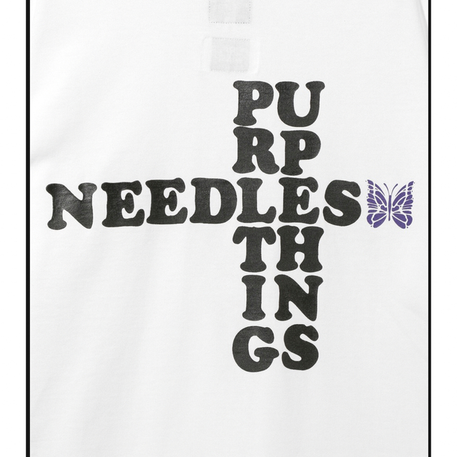 Needles(ニードルス)のPurple things 即完 オンライン限定サイズCrew Neck Tee メンズのトップス(Tシャツ/カットソー(半袖/袖なし))の商品写真