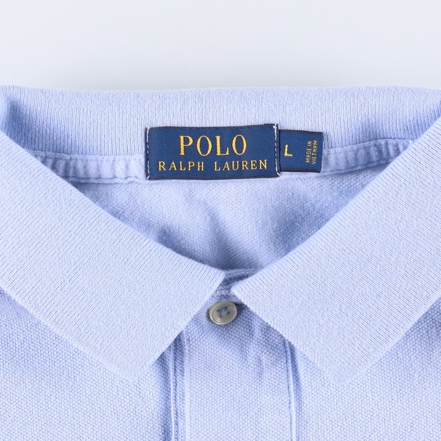 Ralph Lauren(ラルフローレン)の古着 ラルフローレン Ralph Lauren POLO RALPH LAUREN 半袖 ポロシャツ メンズL /eaa333822 メンズのトップス(ポロシャツ)の商品写真