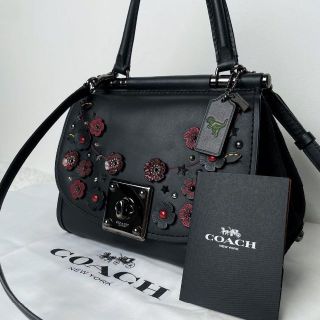 COACH - 【コーチ】ティーローズ ドリフター 2way ハンドバッグ 黒 ...