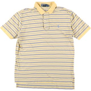 ラルフローレン(Ralph Lauren)の古着 ラルフローレン Ralph Lauren POLO by Ralph Lauren 半袖 ボーダー ポロシャツ メンズS /eaa332787(ポロシャツ)