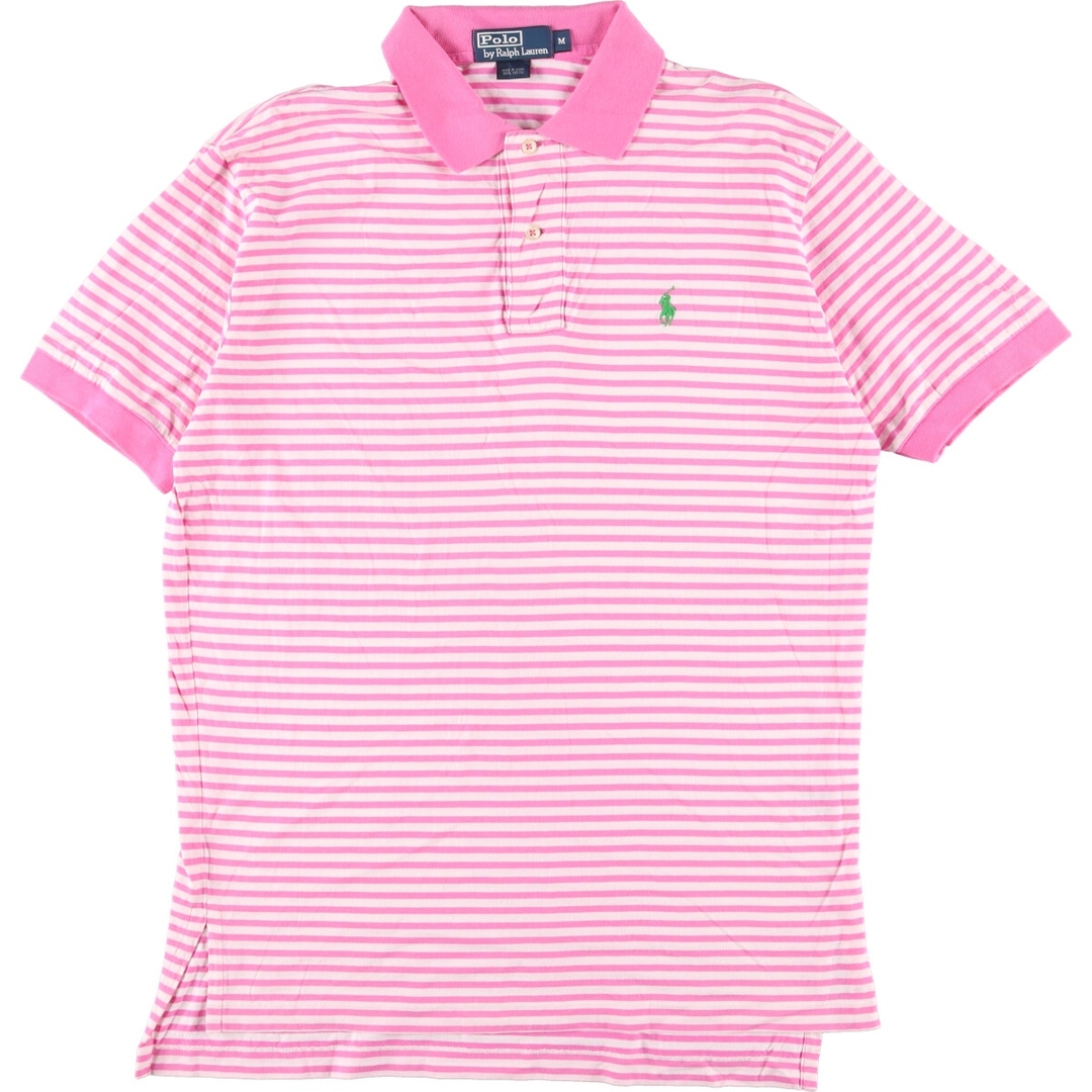 Ralph Lauren(ラルフローレン)の古着 ラルフローレン Ralph Lauren POLO by Ralph Lauren 半袖 ボーダー ポロシャツ メンズM /eaa332789 メンズのトップス(ポロシャツ)の商品写真