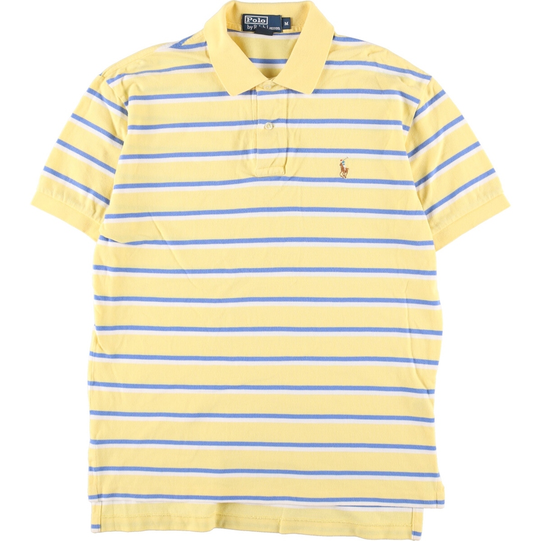 Ralph Lauren(ラルフローレン)の古着 ラルフローレン Ralph Lauren POLO by Ralph Lauren 半袖 ボーダー ポロシャツ メンズM /eaa332795 メンズのトップス(ポロシャツ)の商品写真