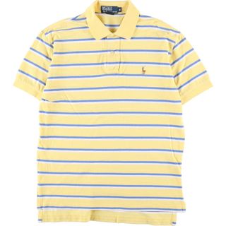 ラルフローレン(Ralph Lauren)の古着 ラルフローレン Ralph Lauren POLO by Ralph Lauren 半袖 ボーダー ポロシャツ メンズM /eaa332795(ポロシャツ)