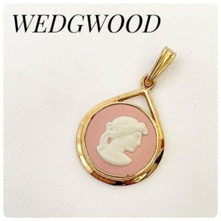 ウェッジウッド(WEDGWOOD)の美品‼WEDGWOODウェッジウッド　ネックレス　ペンダントトップ  ピンク(ネックレス)