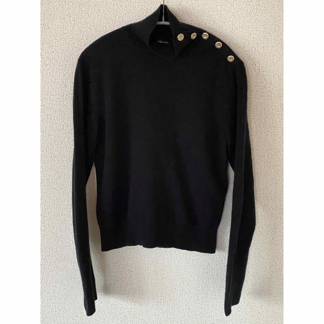 ファッションなデザイン カシミヤ CHANEL - CHANEL ハイネック 36