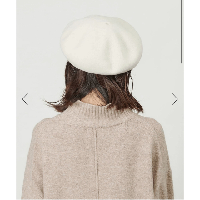 【美品】ベレー帽　milsa basque beret  レディースの帽子(ハンチング/ベレー帽)の商品写真