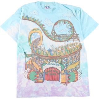 90年代 LIQUID BLUE GRATEFUL DEAD グレイトフルデッド タイダイ柄 バンドTシャツ USA製 メンズXXL ヴィンテージ /eaa237925