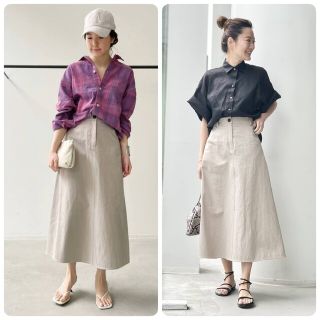 アパルトモンドゥーズィエムクラス(L'Appartement DEUXIEME CLASSE)のタグ付き【マークケンリードミノタン】DENIM SKIRTサイズ40(ロングスカート)