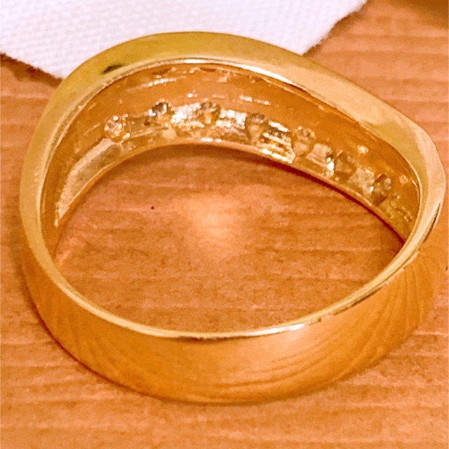 2連風✨上質❗️D0.30CT✨k18ダイヤモンドリング k18ダイヤリング