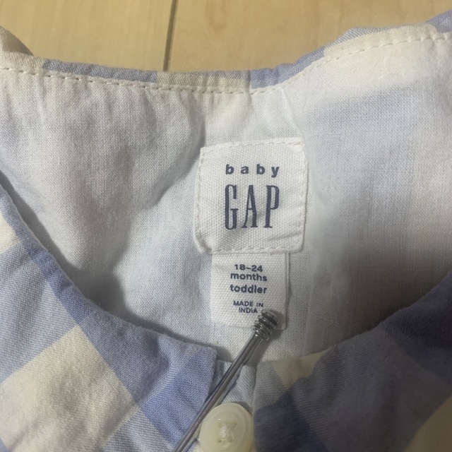 babyGAP(ベビーギャップ)のGAP コットンワンピース　18-24month キッズ/ベビー/マタニティのベビー服(~85cm)(ワンピース)の商品写真