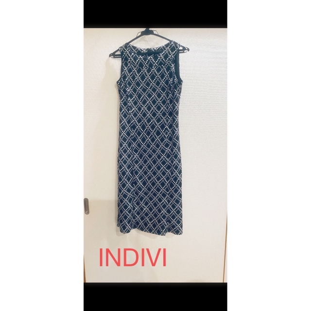 INDIVI(インディヴィ)のお値下げ^ ^美品！INDIVi ワンピース♡ レディースのワンピース(ロングワンピース/マキシワンピース)の商品写真