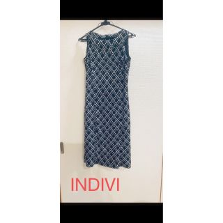 インディヴィ(INDIVI)のお値下げ^ ^美品！INDIVi ワンピース♡(ロングワンピース/マキシワンピース)