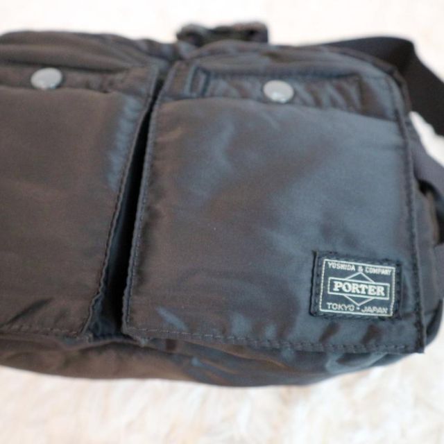 PORTER(ポーター)の極美品☆PORTER TANKER  WAIST BAG　大きめサイズ メンズのバッグ(ウエストポーチ)の商品写真