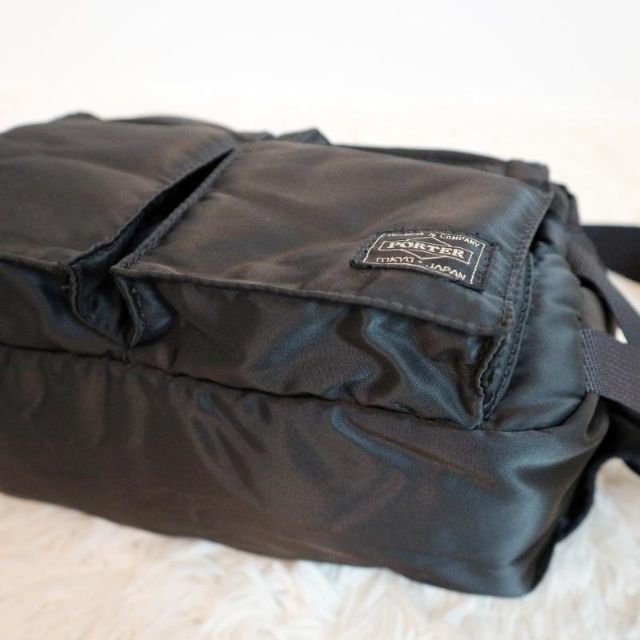 PORTER(ポーター)の極美品☆PORTER TANKER  WAIST BAG　大きめサイズ メンズのバッグ(ウエストポーチ)の商品写真