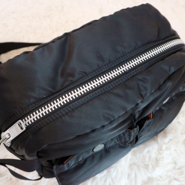 PORTER(ポーター)の極美品☆PORTER TANKER  WAIST BAG　大きめサイズ メンズのバッグ(ウエストポーチ)の商品写真